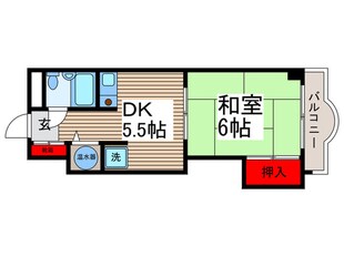 ラフォ－レひらとＡ棟の物件間取画像